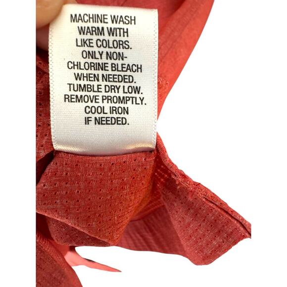 Croft & Barrow quick dry red bottom down shirt Large - Picture 2 of 6